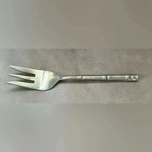 Vintage Brass Detailed Salad Fork